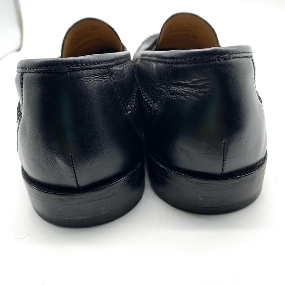 Florsheim Loafers Pisa tassel crocodile black SZ 13.